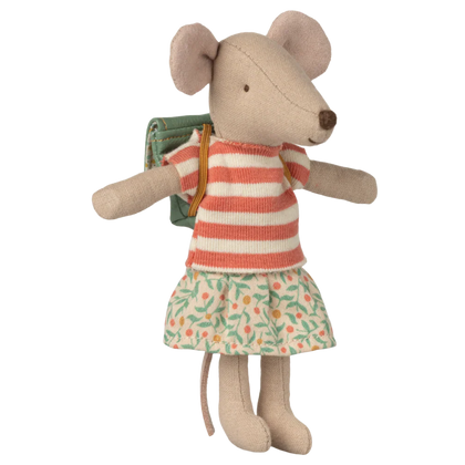 Maileg Tricycle Mouse, Big sister - Green