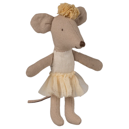 Maileg Ballerina Mouse, Little sister - Off White