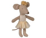 Maileg Ballerina Mouse, Little sister - Off White