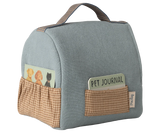 Maileg Pet Carrier ~ Dusty Blue