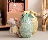 Maileg Easter Egg w. Lamb ~ Dusty Blue