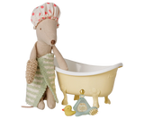 Maileg Bathtub Set, Mouse