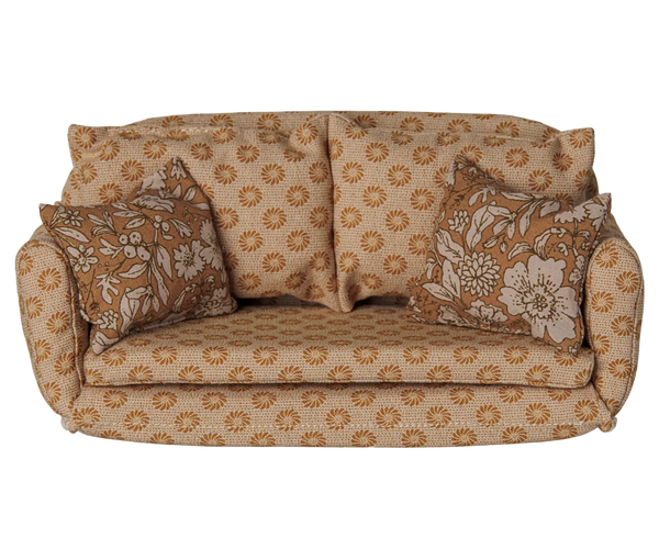Maileg Sofa bed, Mouse, Large - Ocher