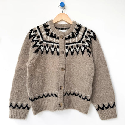 Le Bon Shoppe Alpaca Cabin Cardigan ~ Beige