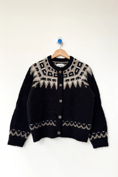 Le Bon Shoppe Alpaca Cabin Cardigan ~ Black