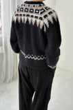 Le Bon Shoppe Alpaca Cabin Cardigan ~ Black
