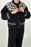 Le Bon Shoppe Alpaca Cabin Cardigan ~ Black