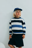New Society Celosia Jumper ~ Summer Midnight Stripes