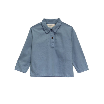 Go Gently Organic William Shirt ~. French Blue
