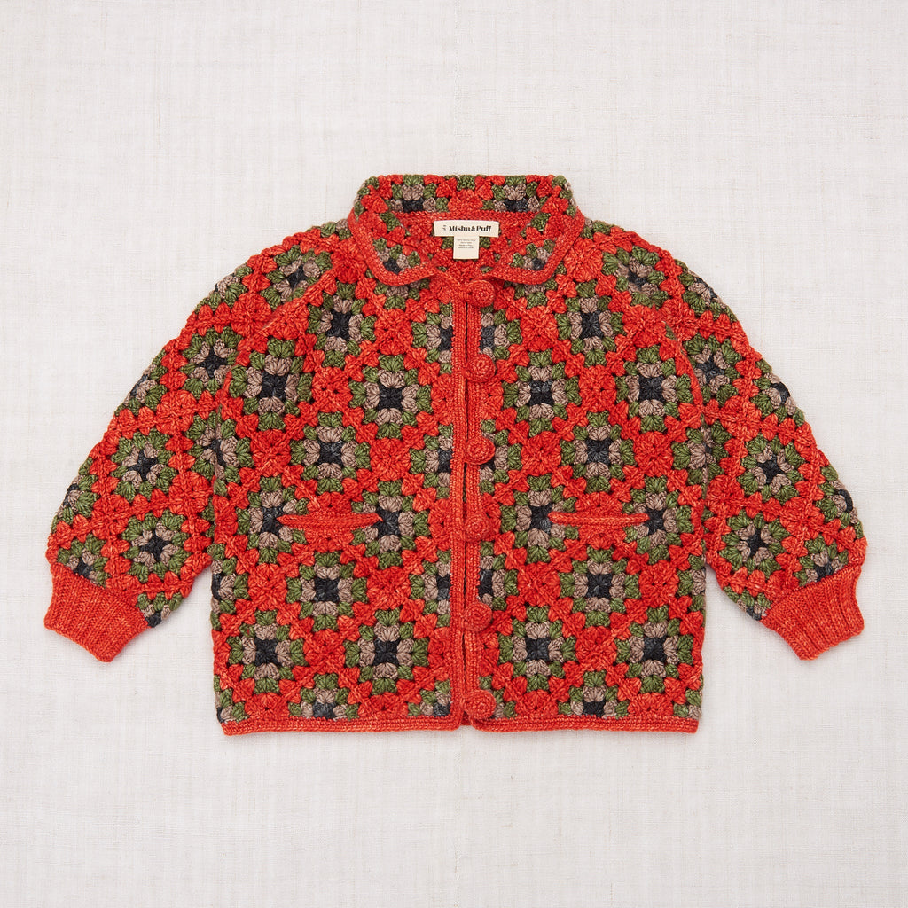 Misha & Puff Crochet Square Jacket | Wee Mondine