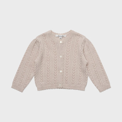 Louisiella Baby Knit Kelsea Cardigan ~ Light Pink