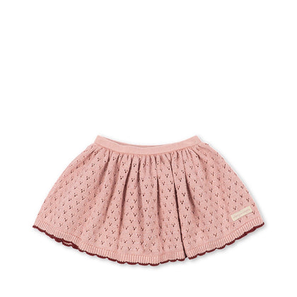 Konges Holiday Knit Skirt ~ Mellow Rose
