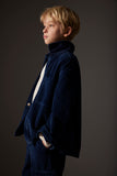 Cozmo Denim Corduroy Shirt ~ Navy Denim