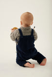 Cozmo Denim Baby Overalls ~ Navy