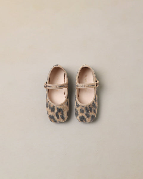 Noralee Strap Ballet Flats ~ Leopard