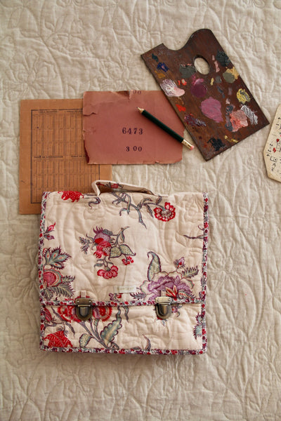 Bonjour Diary Quilted School Bag ~ Vence