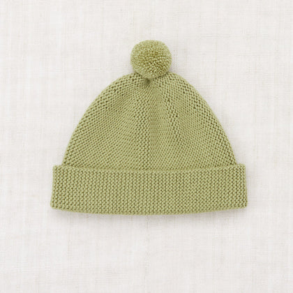 Misha & Puff Garter Hat ~ Linden