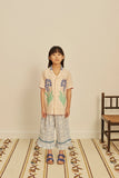 Apolina Donny Donny Embroidered Shirt - Blush