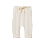 Nature Baby Pointelle Drawstring Pants ~ Natural