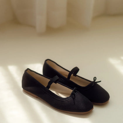 Small Lot Co Adult Ballet Flat ~ Black