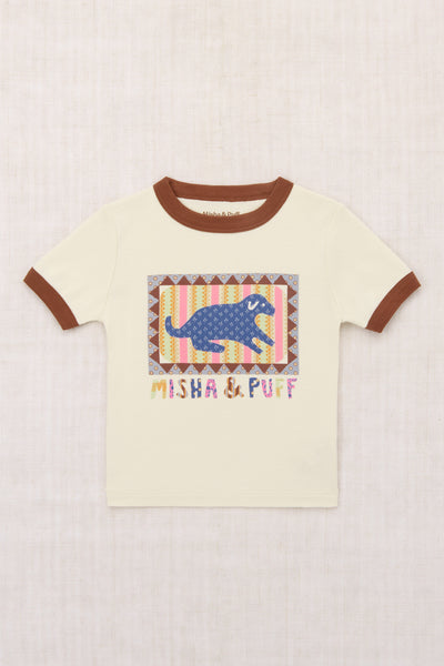 Misha & Puff Dog Collage Ringer Tee