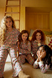 Sleepy Doe - Christmas Girls Oversized Set | Festive Floral