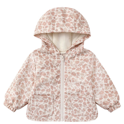 Quincy Mae Rain Jacket ~ Pink Blossom