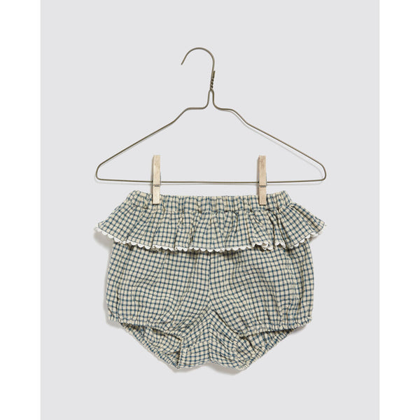 Little Cottons Frilly Poppy Bloomers ~ Rustic Check