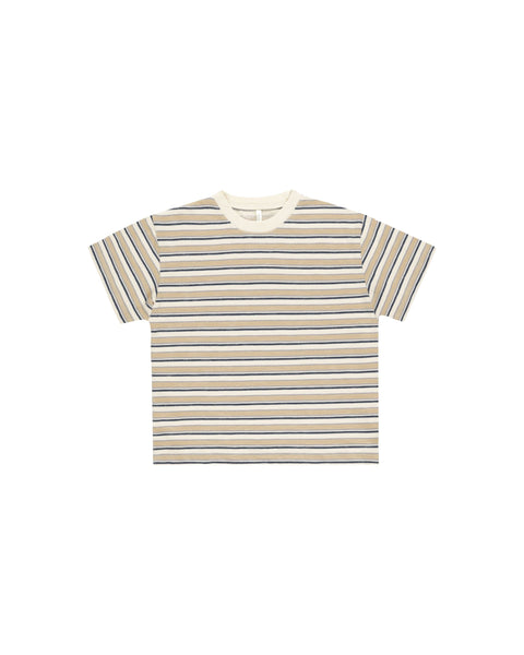 Rylee & Cru Relaxed Tee ~ Blue Vintage Stripe