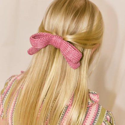 Misha & Puff Jumbo Goldie Bow ~  Azalea