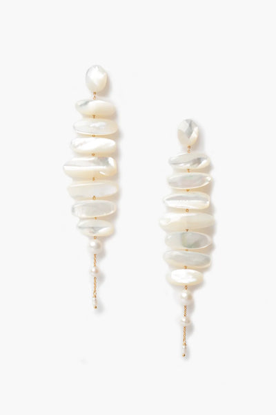 Chan Luu Mizumi Earrings White MOP