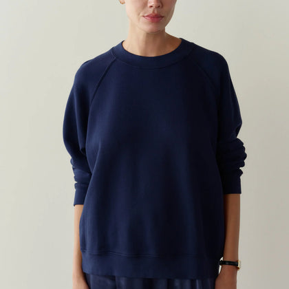 Donni The Eco-Terry Crewneck ~ Navy