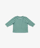 Oso & Me Baby Edward Baby Tee ~ Forest Stripe