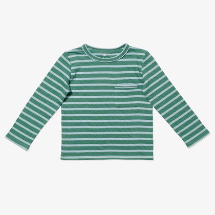Oso & Me Edward T-Shirt ~ Forest Stripe
