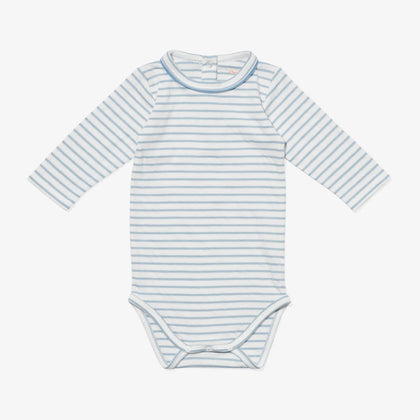 Oso & Me Edward One Piece - Blue Mini Stripe
