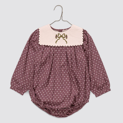 Little Cotton Clothes Emille Romper ~ Sugarplum Floral