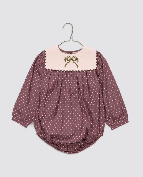Little Cotton Clothes Emille Romper ~ Sugarplum Floral
