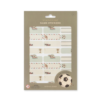 Konges Name Stickers 60pcs ~ Kick It