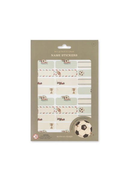 Konges Name Stickers 60pcs ~ Kick It