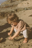 Go Gently Nation Woven Baby Pant ~ Fennel Stripe