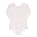 Minnow Girls Antique Floral Rashguard