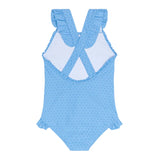 Minnow Girls Le Marin Dot Ruffle Edge One Piece