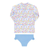 Minnow Girls Jasmine Blossom Rashguard Set