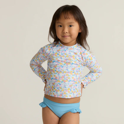 Minnow Girls Jasmine Blossom Rashguard Set