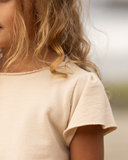 Go Gently Nation French Terry Puff Tee~ Natural