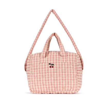 Konges Doll Bag ~ Powder Pink Check