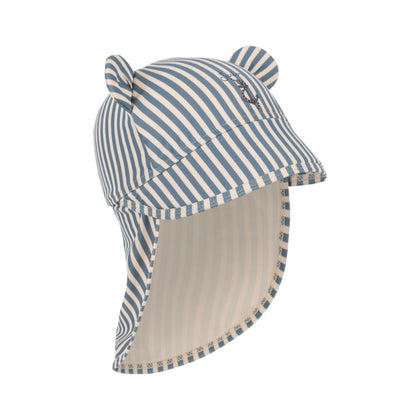 Konges Aster Bear Sun Hat ~ Sailor Stripe