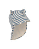 Konges Aster Bear Sun Hat ~ Sailor Stripe