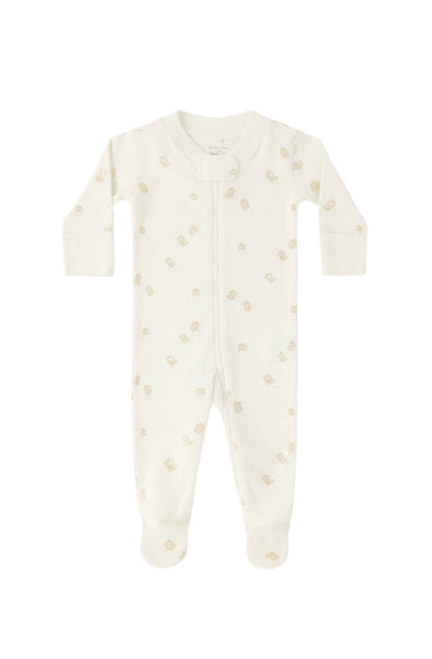 Quincy Mae Zip Long Sleeve Sleeper ~ Chicks