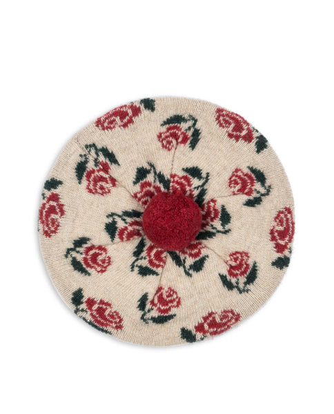 Konges Belou Knit Beret ~ Rose